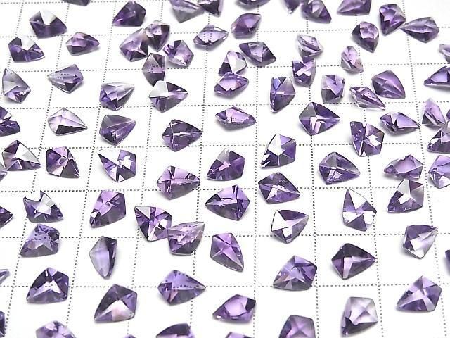 [Video] High Quality Amethyst AAA Loose Stone Kite Faceted Fancy 8x6mm 5pcs