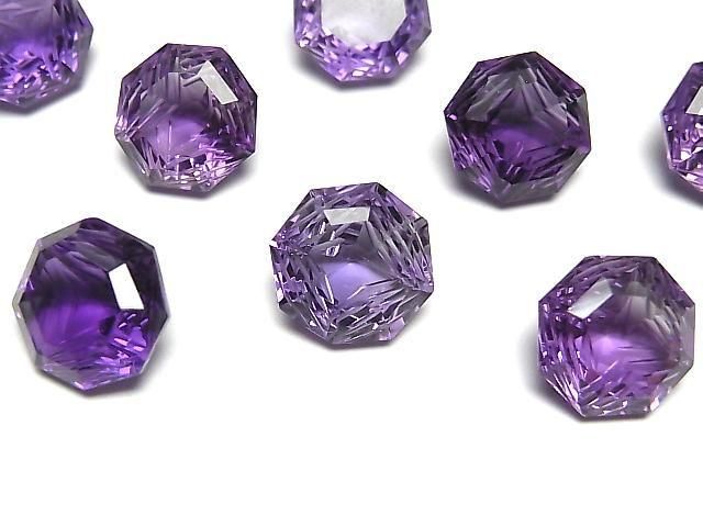 [Video] High Quality Amethyst AAA Loose Stone Octagon Cut 12x12mm 1pc
