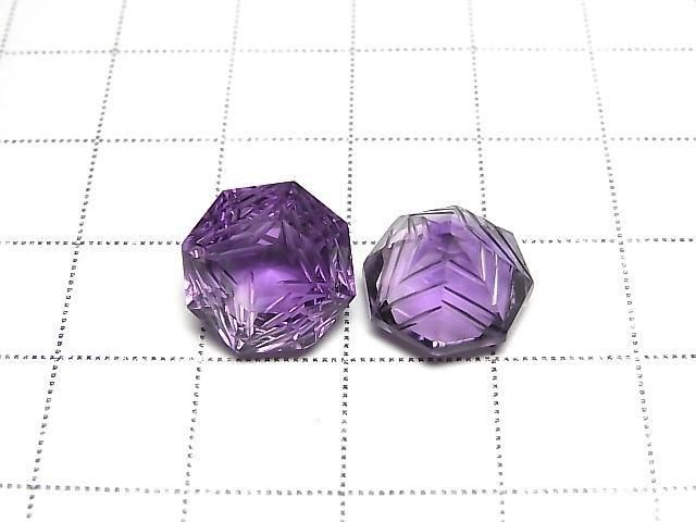 [Video] High Quality Amethyst AAA Loose Stone Octagon Cut 12x12mm 1pc