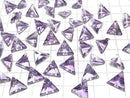 [Video] High Quality Amethyst AAA Loose stone Triangle Faceted 12x12mm 2pcs