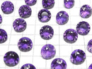 [Video] High Quality Amethyst AAA Loose Stone Round Concave Cut 12x12mm 1pc