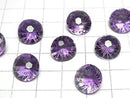 [Video] High Quality Amethyst AAA Loose stone Round Faceted Fancy 12x12mm 1pc