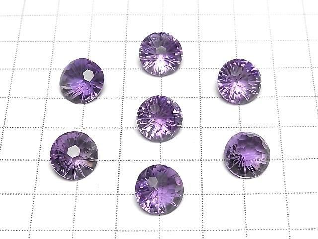 [Video] High Quality Amethyst AAA Loose stone Round Faceted Fancy 12x12mm 1pc