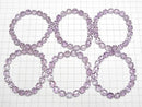 [Video] Light Color Amethyst AAA- Double Point Faceted Tube 9x8mm Bracelet