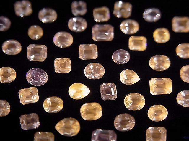 [Video] UV Color Change Scapolite Loose Stone Mixed Shape Faceted [Small] 5pcs