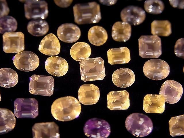 [Video] UV Color Change Scapolite Loose Stone Mixed Shape Faceted [Medium] 5pcs