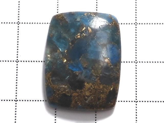 [Video][One of a kind] Copper Apatite Cabochon 1pc NO.5