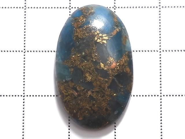 [Video][One of a kind] Copper Apatite Cabochon 1pc NO.6