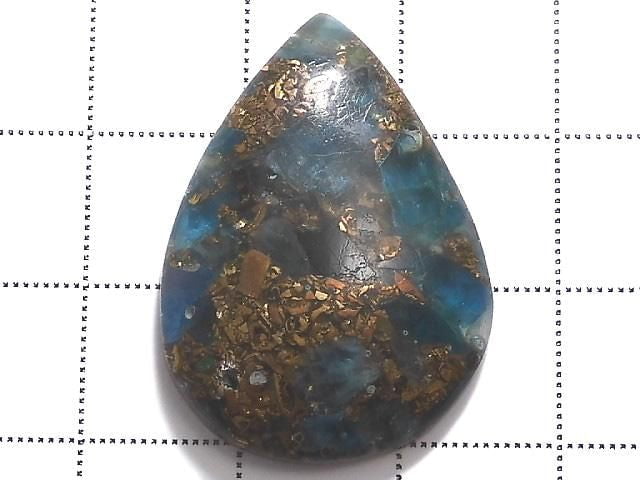[Video][One of a kind] Copper Apatite Cabochon 1pc NO.7