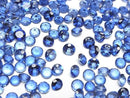 [Video] High Quality Blue Mystic Topaz AAA Loose Stone Round Faceted 4x4mm 10pcs