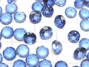 [Video] High Quality Blue Mystic Topaz AAA Loose Stone Round Faceted 6x6mm 5pcs
