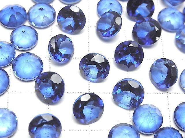 [Video] High Quality Blue Mystic Topaz AAA Loose Stone Round Faceted 8x8mm (2pcs)