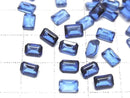 [Video] High Quality Blue Mystic Topaz AAA Loose Stone Rectangle Faceted 6x4mm 5pcs