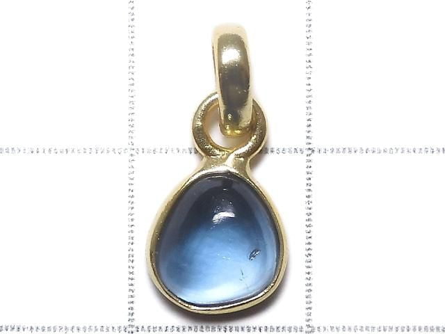 [Video][One of a kind] High Quality London Blue Topaz AAA Pendant 18KGP NO.26