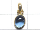 [Video][One of a kind] High Quality London Blue Topaz AAA Pendant 18KGP NO.28