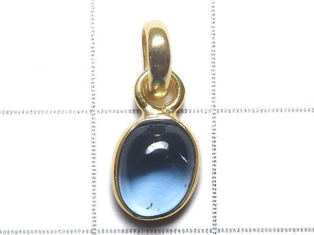 [Video][One of a kind] High Quality London Blue Topaz AAA Pendant 18KGP NO.28