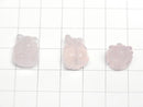 [Video] Rose Quartz AAA Fox Motif 15x12mm [Drilled Hole] 1pc