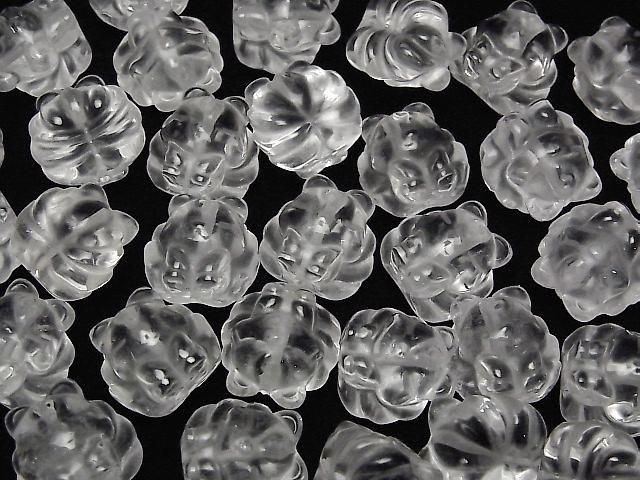 [Video] Crystal AAA Fox Motif 15x15mm [Drilled Hole] 1pc