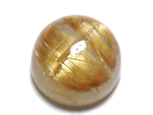 [Video][One of a kind] High Quality Rutilated Quartz AAA Cabochon 1pc NO.134