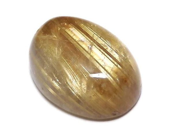 [Video][One of a kind] High Quality Rutilated Quartz AAA Cabochon 1pc NO.135