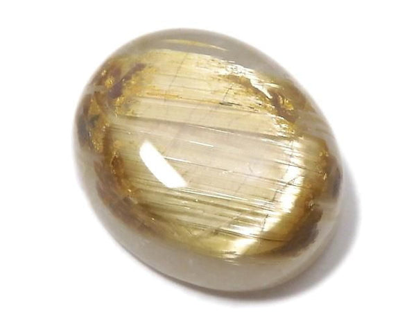 [Video][One of a kind] High Quality Rutilated Quartz AAA Cabochon 1pc NO.140