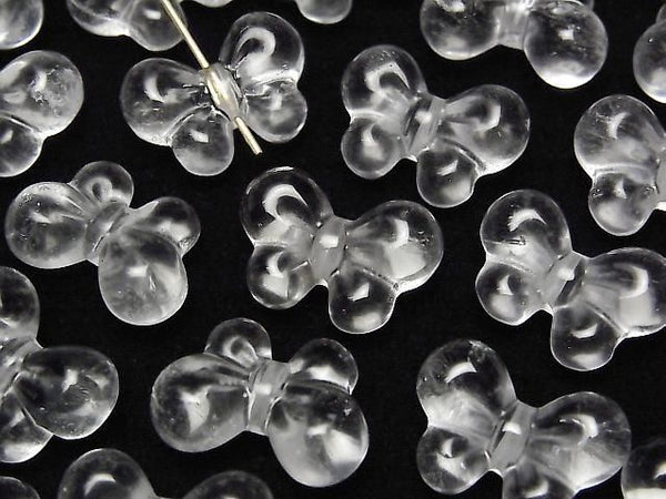 [Video] Crystal AAA Ribbon Motif 12x17mm [Drilled Hole] 1pc
