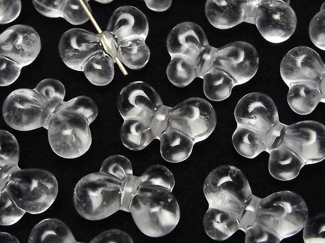 [Video] Crystal AAA Ribbon Motif 12x17mm [Drilled Hole] 1pc