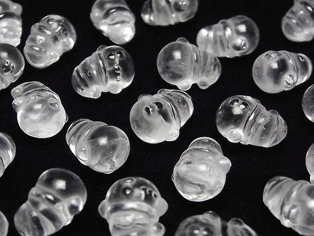 [Video] Crystal AAA Snowman Motif 16x14mm [Undrilled] 1pc