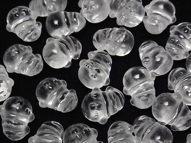 [Video] Crystal AAA Snowman Motif 16x14mm [Undrilled] 1pc