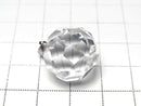Crystal AAA- "Buckyball" Faceted Round 18mm Pendant in Silver925 (1pc)