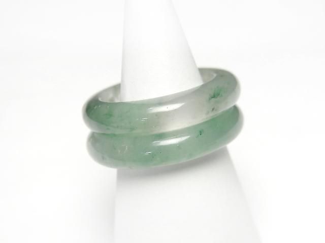 [Video] Fuchsite in Quartz Ring [Size 12][Size 14][Size 18] 2pcs