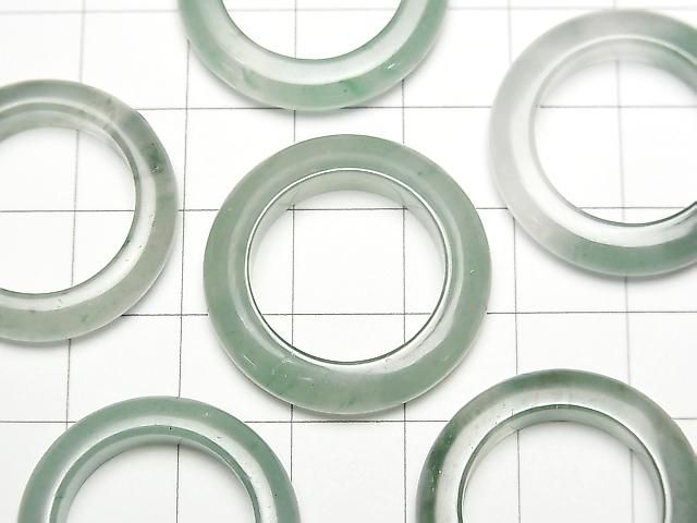 [Video] Fuchsite in Quartz Ring [Size 12][Size 14][Size 18] 2pcs