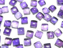 [Video] Amethyst AAA- Square Cabochon 4x4mm 10pcs