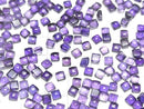 [Video] Amethyst AAA- Square Cabochon 4x4mm 10pcs