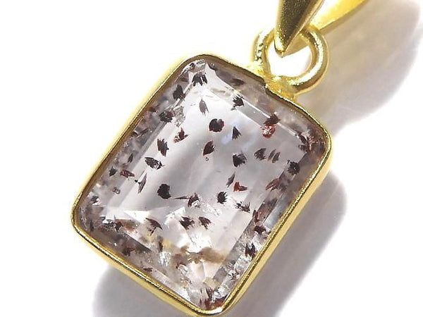 [Video][One of a kind] Elestial Quartz AAA Pendant 18KGP NO.363