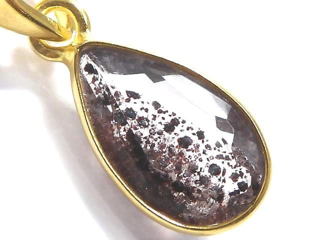 [Video][One of a kind] Elestial Quartz AAA Pendant 18KGP NO.365