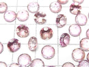 [Video] Pink Flash Crystal AAA- Loose stone Round Faceted 6x6mm 5pcs