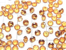 [Video] Orange Flash Crystal AAA- Loose stone Round Faceted 4x4mm 10pcs