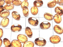 [Video] Orange Flash Crystal AAA- Loose stone Oval Faceted 8x6mm 3pcs