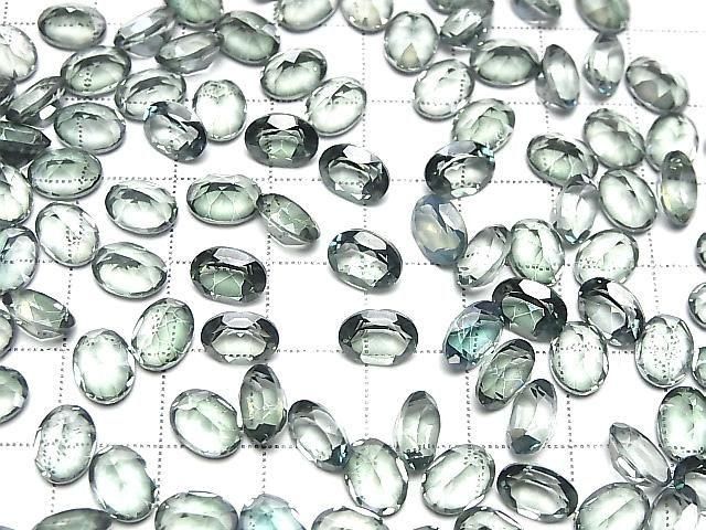 [Video] Green Flash Crystal AAA- Loose stone Oval Faceted 8x6mm 3pcs