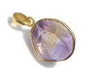[Video][One of a kind] High Quality Ametrine AAA- Faceted Pendant 18KGP NO.4