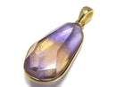 [Video][One of a kind] High Quality Ametrine AAA- Faceted Pendant 18KGP NO.5
