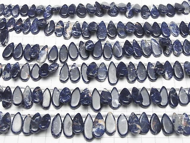 [Video] Redline Sodalite Pear Shape (Smooth) 1strand beads (25 pcs)