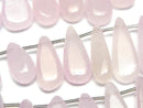 [Video] Rose Quartz AA++ Pear Shape (Smooth) 1strand beads (20 pcs)