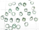 [Video] High Quality Blue-Green Apatite AAA Loose Stone Round Checker Cut 4x4mm 4pcs