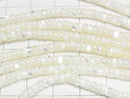 [Video] Mother of Pearl MOP White Rondelle (Heishi) 4x4x2mm 1strand beads (aprx. 15 inches/37 cm)