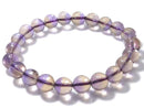 [Video][One of a kind] High Quality Ametrine AAA Round 8.5mm Bracelet NO.2