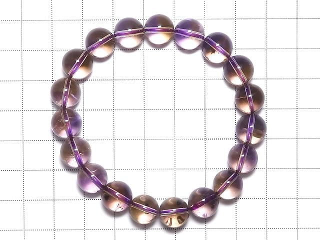 [Video][One of a kind] High Quality Ametrine AAA Round 10mm Bracelet NO.5