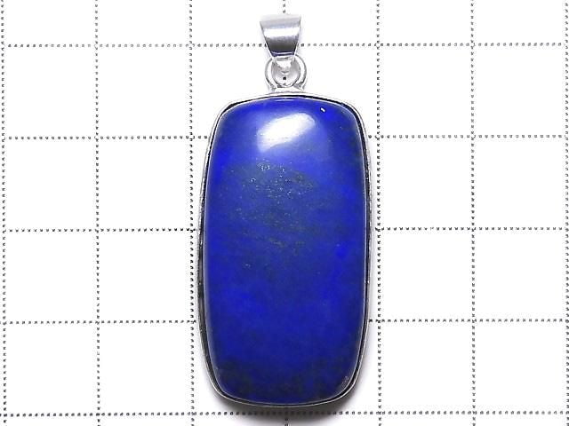 [Video][One of a kind] Lapislazuli AA++ Pendant Silver925 NO.105