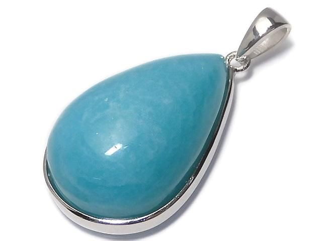 [Video][One of a kind] Amazonite Silica AA++ Pendant Silver 925 NO.146
